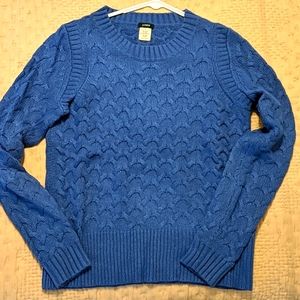 J crew blue sweater